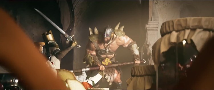 Garruk's axe in the final cinematic.